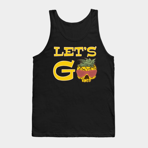 Let’s Go Surfing - funny surf quotes Tank Top by BrederWorks